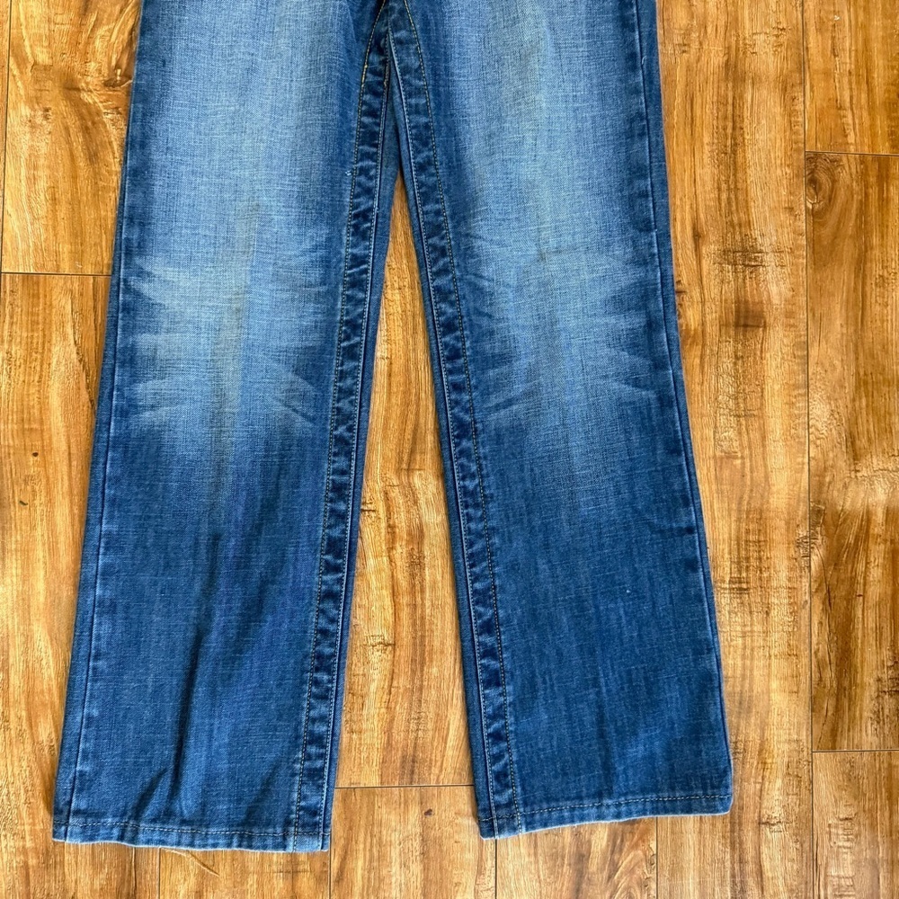 BORRY Women's 90’s Classic Blue Straight Bootcut Jeans Denim Pants Size 28 - Picture 5 of 9
